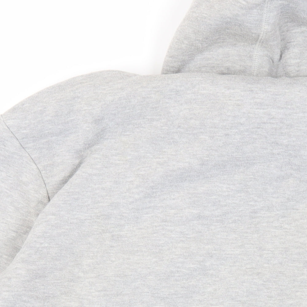 Saltrock Mens Grey Cotton Full Zip Hoodie Size 2XL - Logo Pockets
