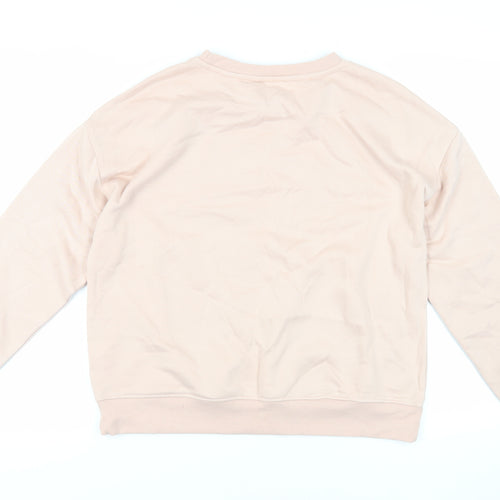 Disney Womens Pink Polyester Pullover Sweatshirt Size M Pullover - Minnie Mosue