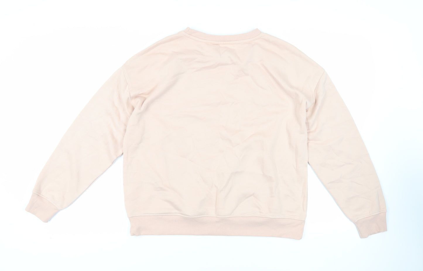 Disney Womens Pink Polyester Pullover Sweatshirt Size M Pullover - Minnie Mosue