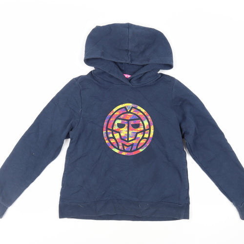 Bidi Badu Girls Blue Cotton Pullover Hoodie Size 12 Years Pullover