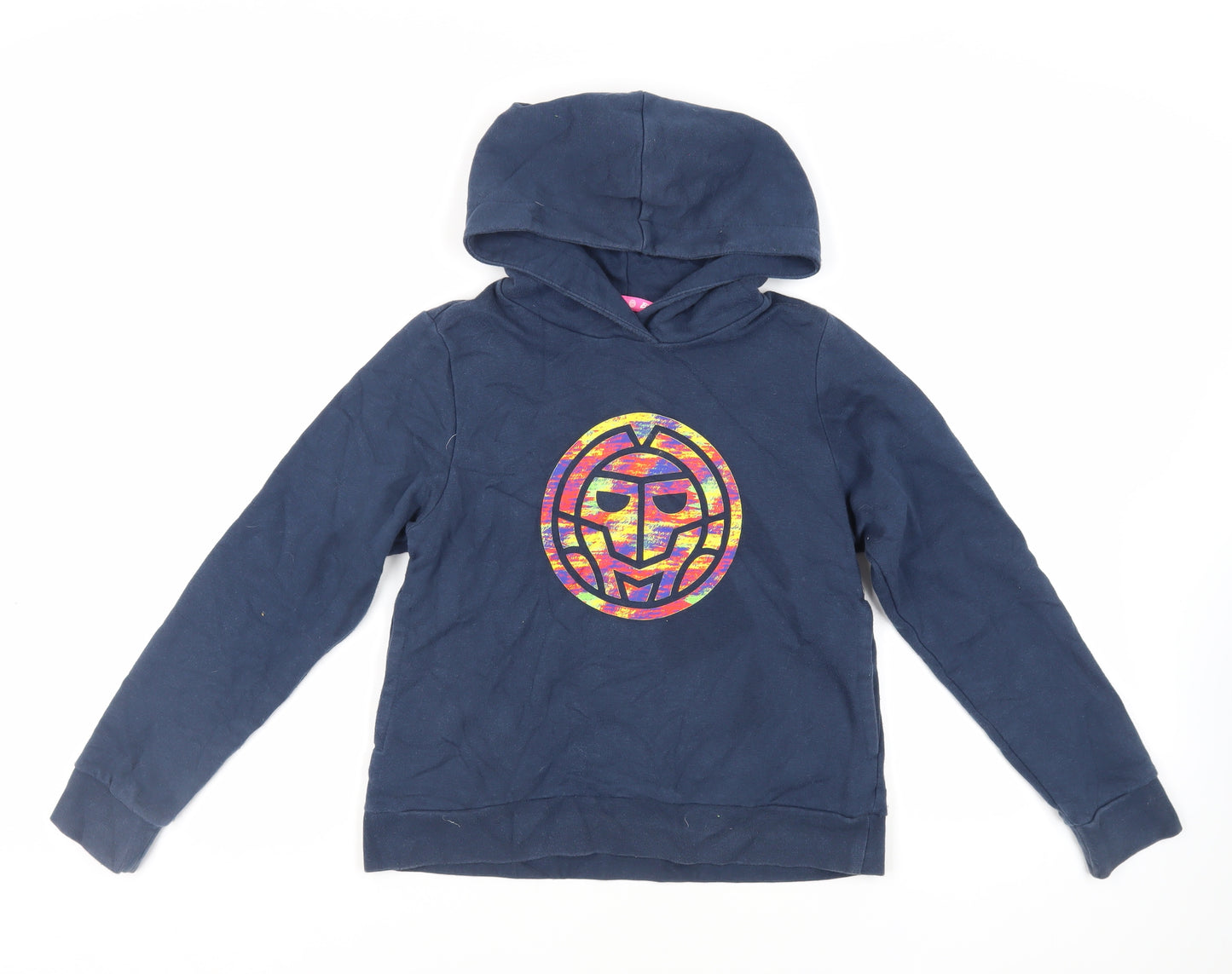 Bidi Badu Girls Blue Cotton Pullover Hoodie Size 12 Years Pullover