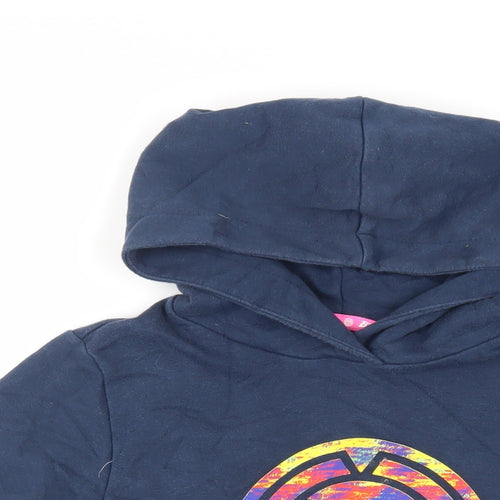 Bidi Badu Girls Blue Cotton Pullover Hoodie Size 12 Years Pullover
