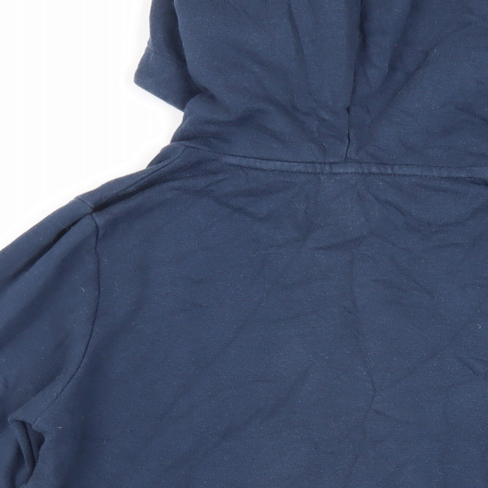 Bidi Badu Girls Blue Cotton Pullover Hoodie Size 12 Years Pullover