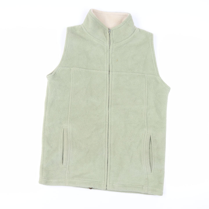 EWM Womens Green Gilet Jacket Size 12 Zip - Pockets