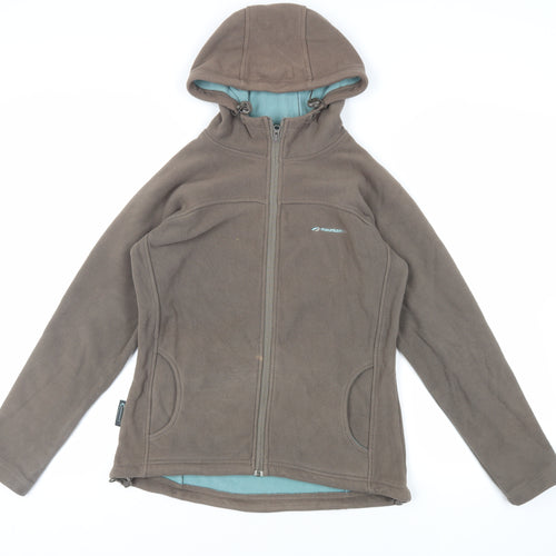 Mountain Life Womens Brown Jacket Size 10 Zip