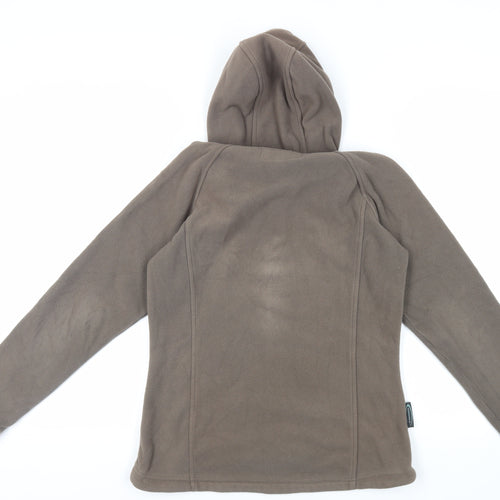 Mountain Life Womens Brown Jacket Size 10 Zip