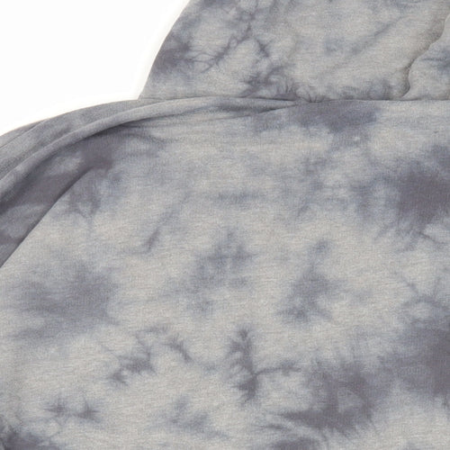 Victoria's Secret Pink Womens Grey Cotton Pullover Hoodie Size L Pullover - Tie Dye