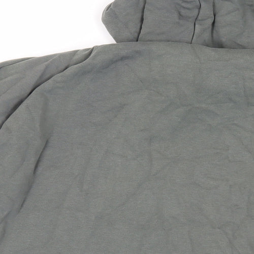 Gymshark Mens Green Cotton Pullover Hoodie Size L - Logo