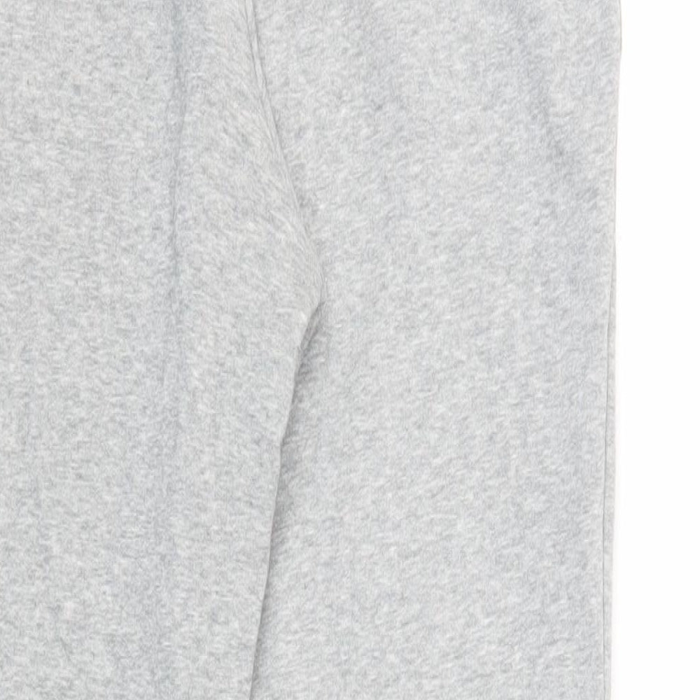 Converse Mens Grey Cotton Jogger Trousers Size XL L29 in Regular Drawstring - Elasticated Waist