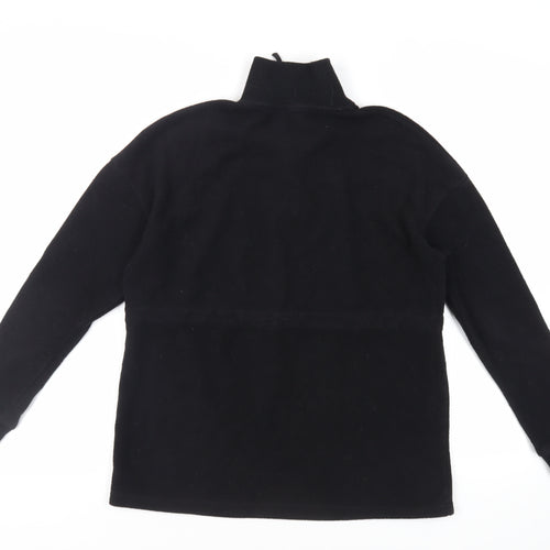 Active People Womens Black Polyester Pullover Sweatshirt Size 8 Drawstring - Adjustable Waist