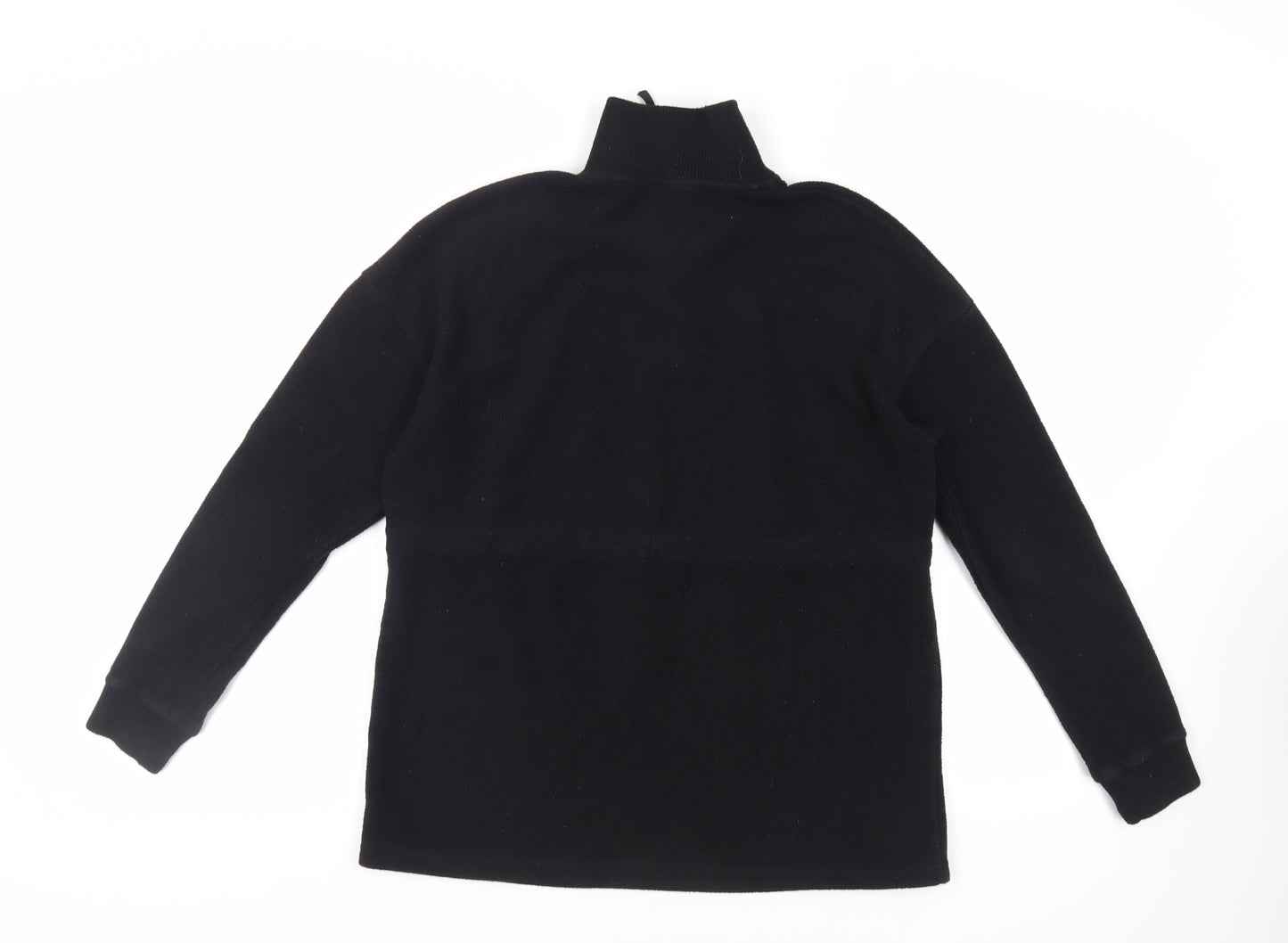 Active People Womens Black Polyester Pullover Sweatshirt Size 8 Drawstring - Adjustable Waist