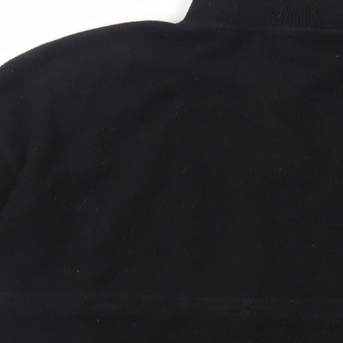 Active People Womens Black Polyester Pullover Sweatshirt Size 8 Drawstring - Adjustable Waist