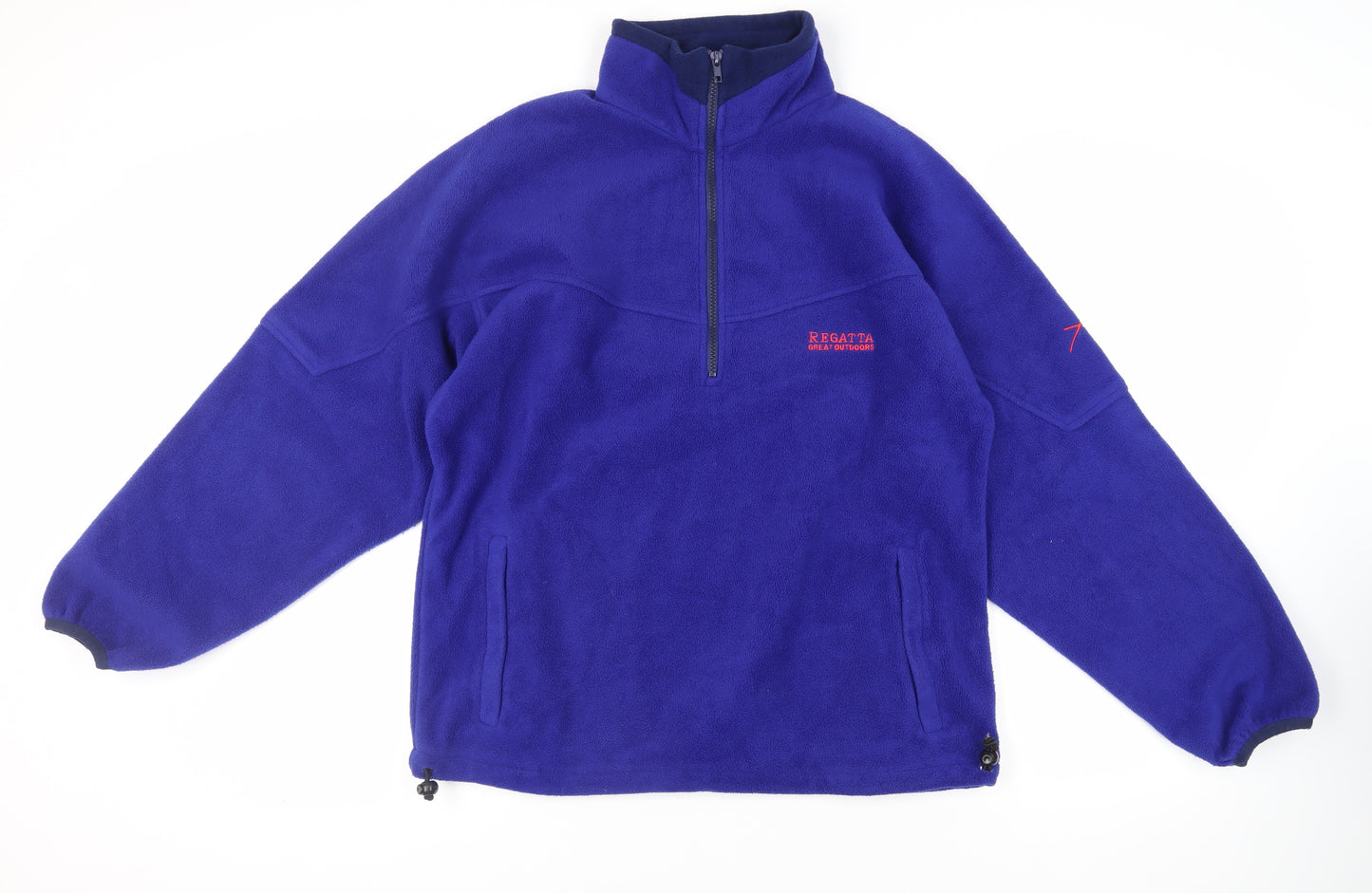 Regatta Mens Blue Polyester Pullover Sweatshirt Size M - Logo Pockets