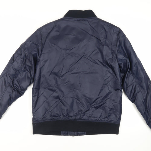 MUSIUM DIV. Mens Blue Jacket Size M Zip - Logo