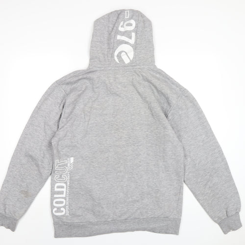 Super Coldcut Mens Grey Cotton Pullover Hoodie Size XL