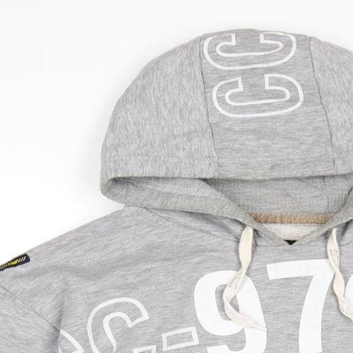 Super Coldcut Mens Grey Cotton Pullover Hoodie Size XL