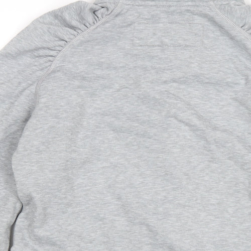 O'Neill Womens Grey Polyester Full Zip Sweatshirt Size XL Zip