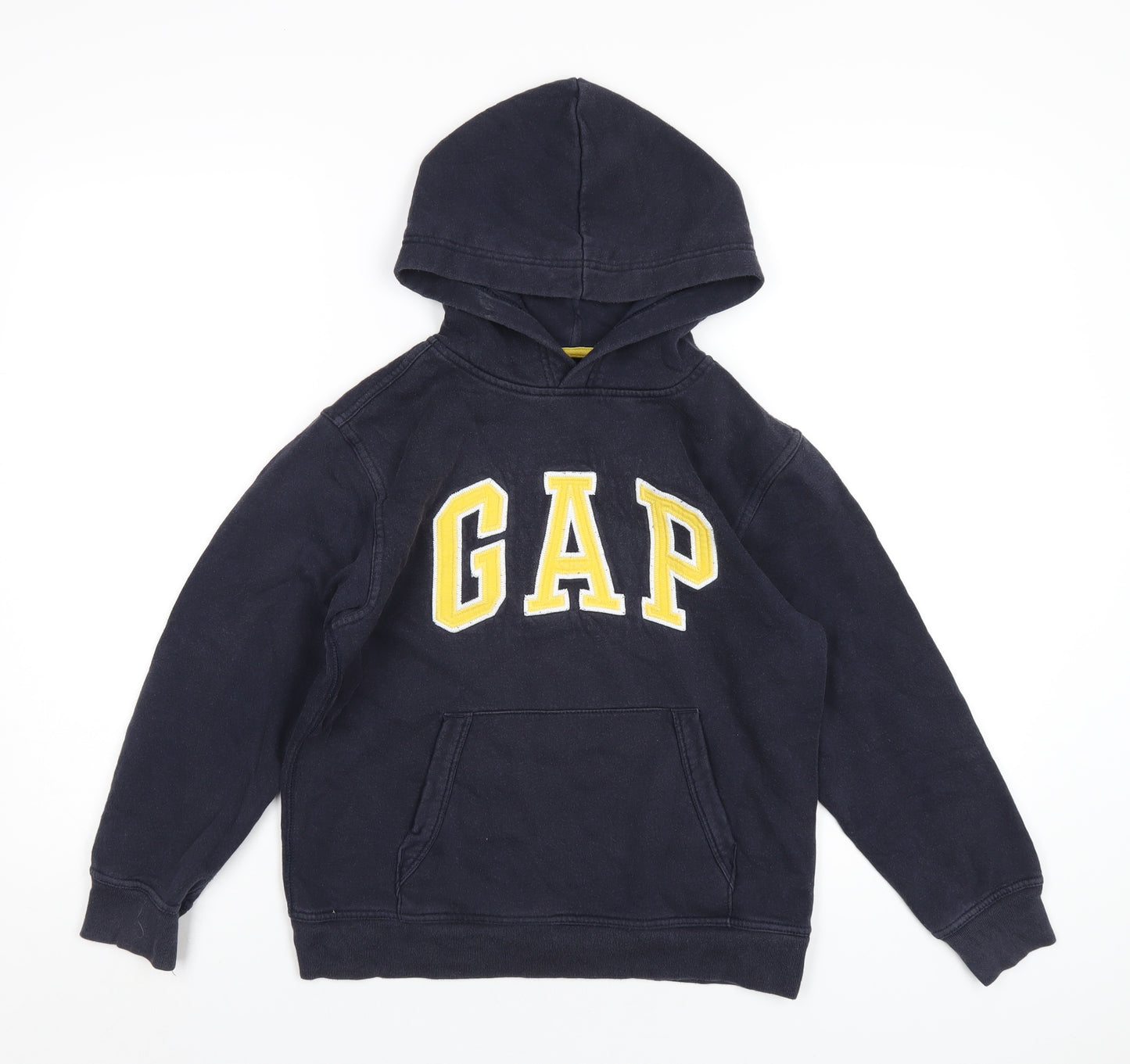 Gap Boys Blue Cotton Pullover Hoodie Size 10-11 Years Pullover