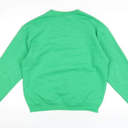 Star Wars Mens Green Cotton Pullover Sweatshirt Size M - Star Wars Christmas