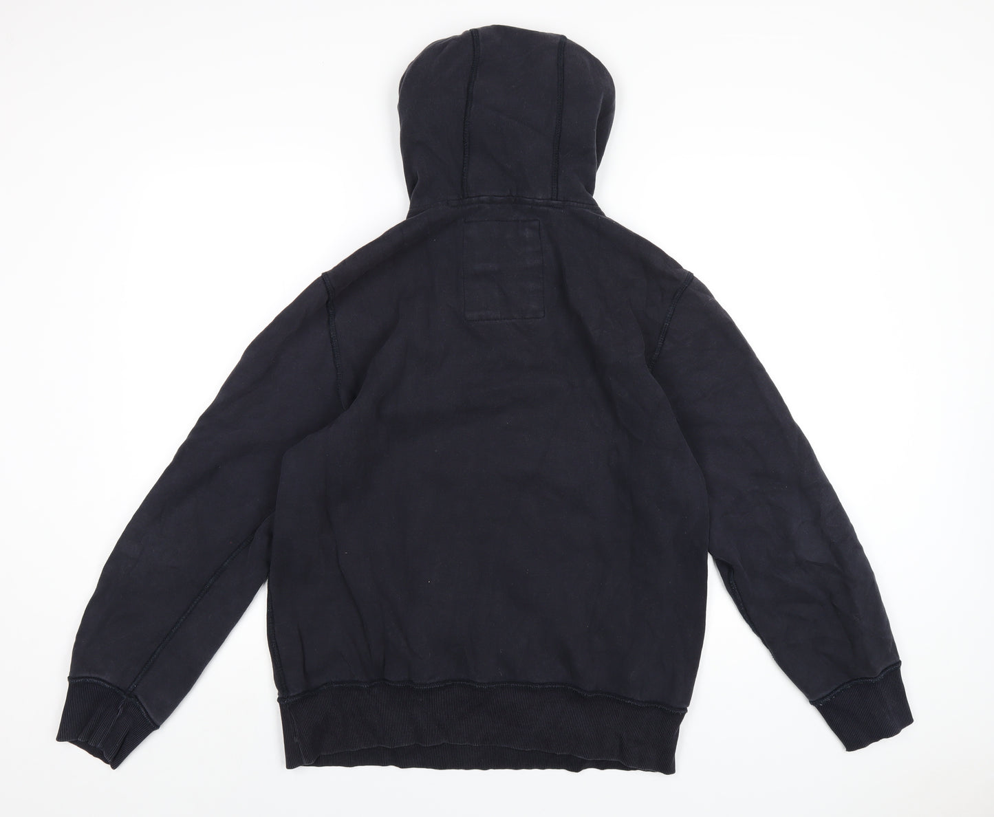 NEXT Mens Blue Cotton Pullover Hoodie Size M