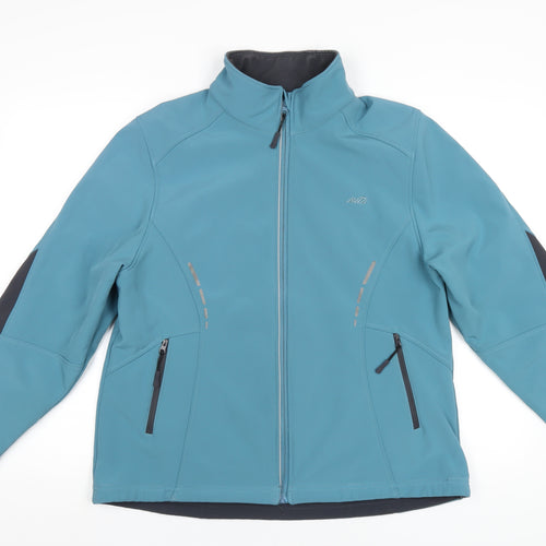 Aviva Womens Blue Jacket Coat Size XL Zip