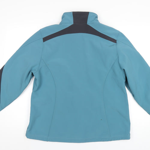 Aviva Womens Blue Jacket Coat Size XL Zip