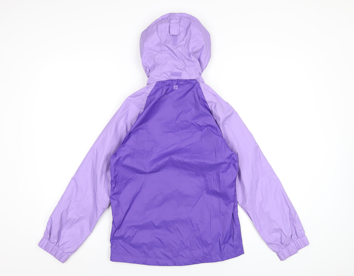 Mountain Warehouse Girls Purple Rain Coat Coat Size 11-12 Years Zip