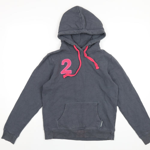 Lansdown Womens Grey Cotton Pullover Hoodie Size 10 Pullover