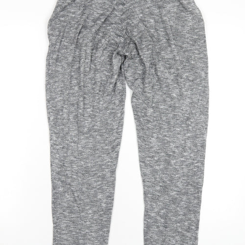 Quinze Heures Pars Trente Womens Grey Polyester Jogger Trousers Size 28 in L28 in Regular