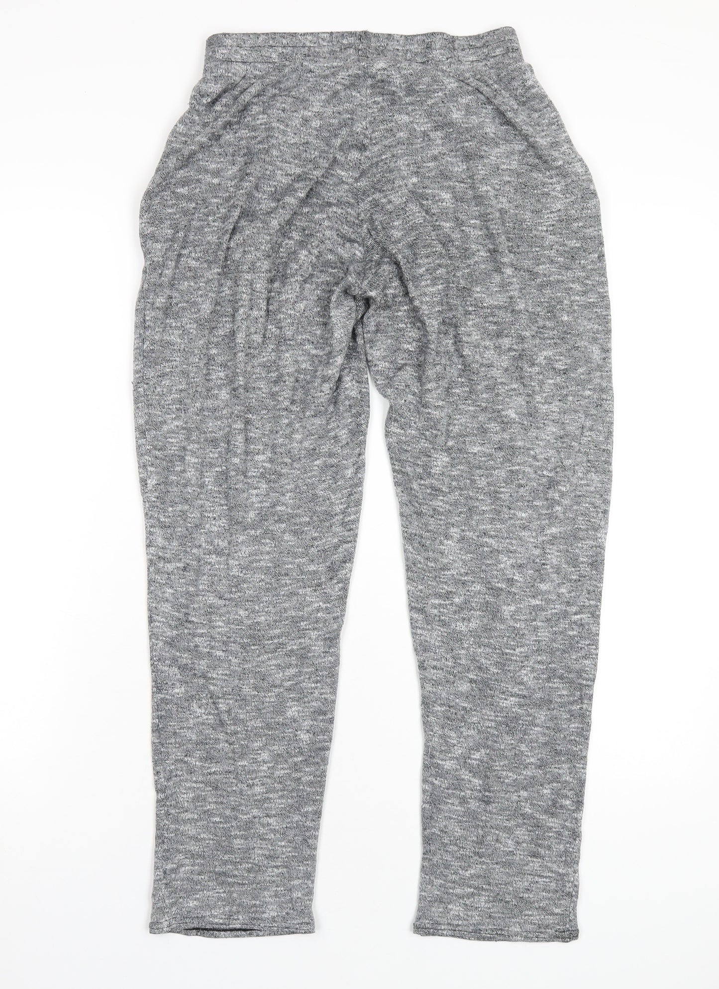 Quinze Heures Pars Trente Womens Grey Polyester Jogger Trousers Size 28 in L28 in Regular