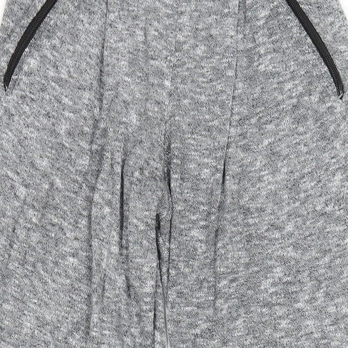 Quinze Heures Pars Trente Womens Grey Polyester Jogger Trousers Size 28 in L28 in Regular
