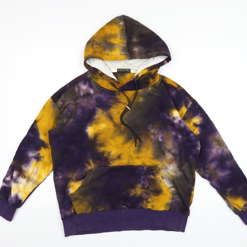 Zayne Womens Multicoloured Cotton Pullover Hoodie Size S Pullover