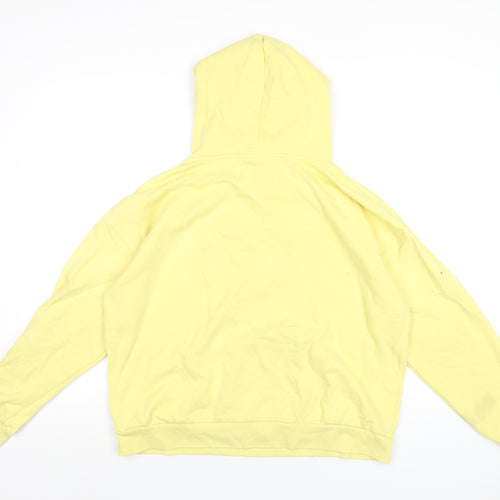 Disney Womens Yellow Cotton Pullover Hoodie Size 12 Pullover - Winnie the Pooh