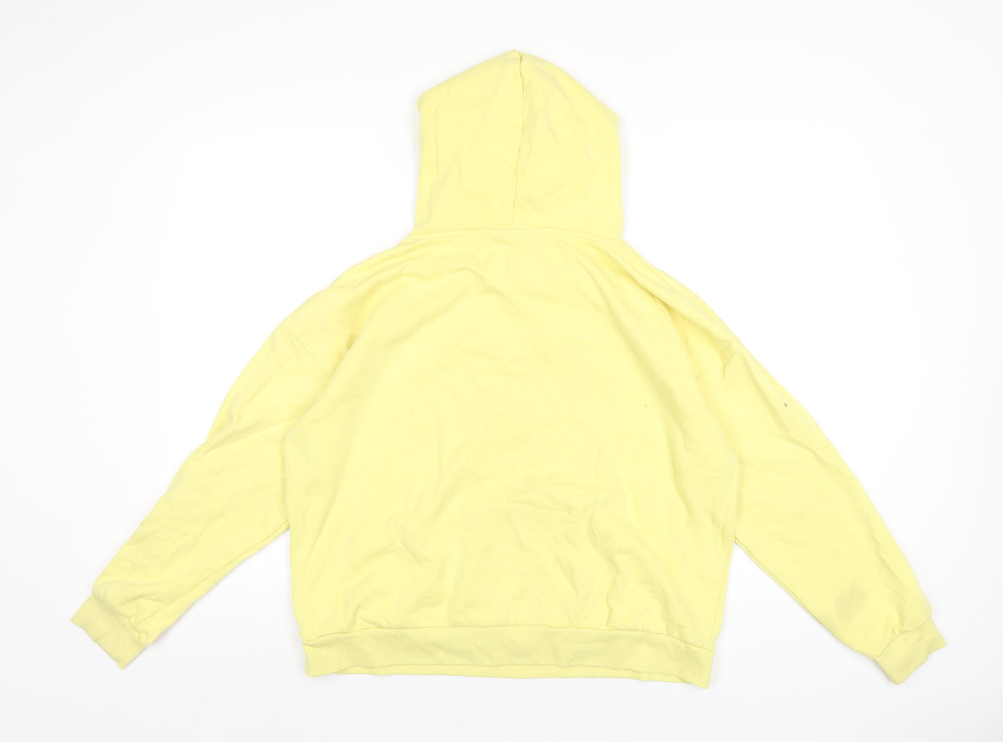 Disney Womens Yellow Cotton Pullover Hoodie Size 12 Pullover - Winnie the Pooh