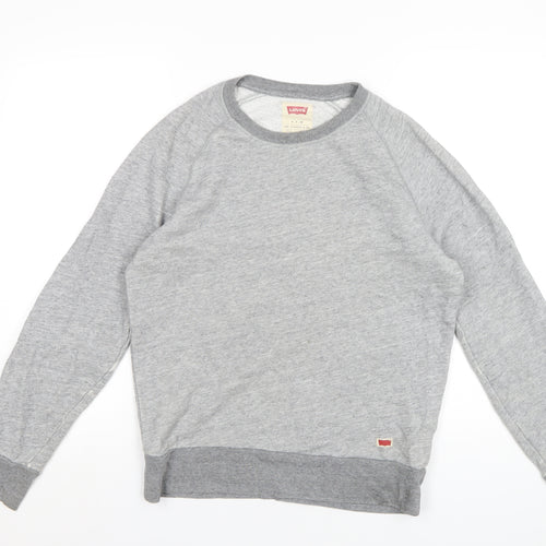 Levi's Mens Grey Cotton Pullover Sweatshirt Size S