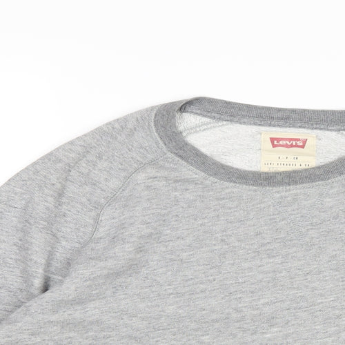 Levi's Mens Grey Cotton Pullover Sweatshirt Size S