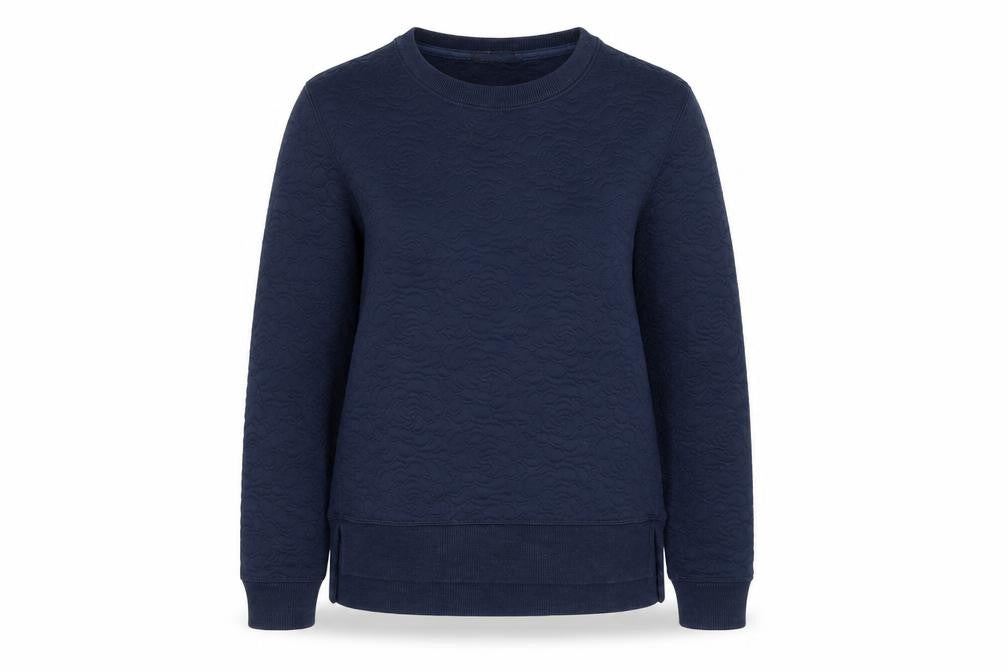 Oodji Womens Blue Polyester Pullover Sweatshirt Size XS Pullover