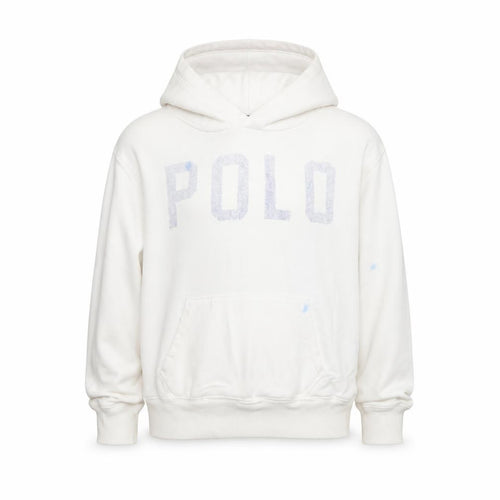 Polo Ralph Lauren Girls White Cotton Pullover Hoodie Size 8-9 Years Pullover