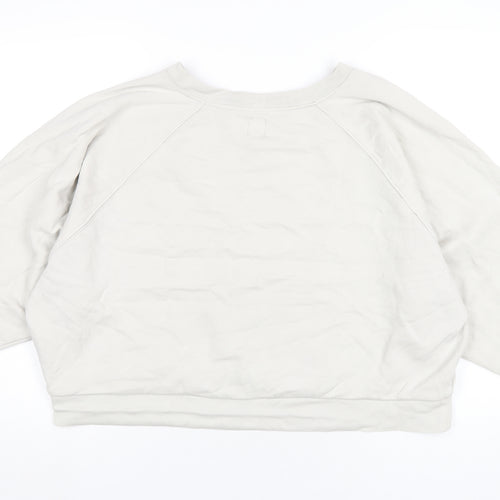 Gap Womens Beige Cotton Pullover Sweatshirt Size XL Pullover