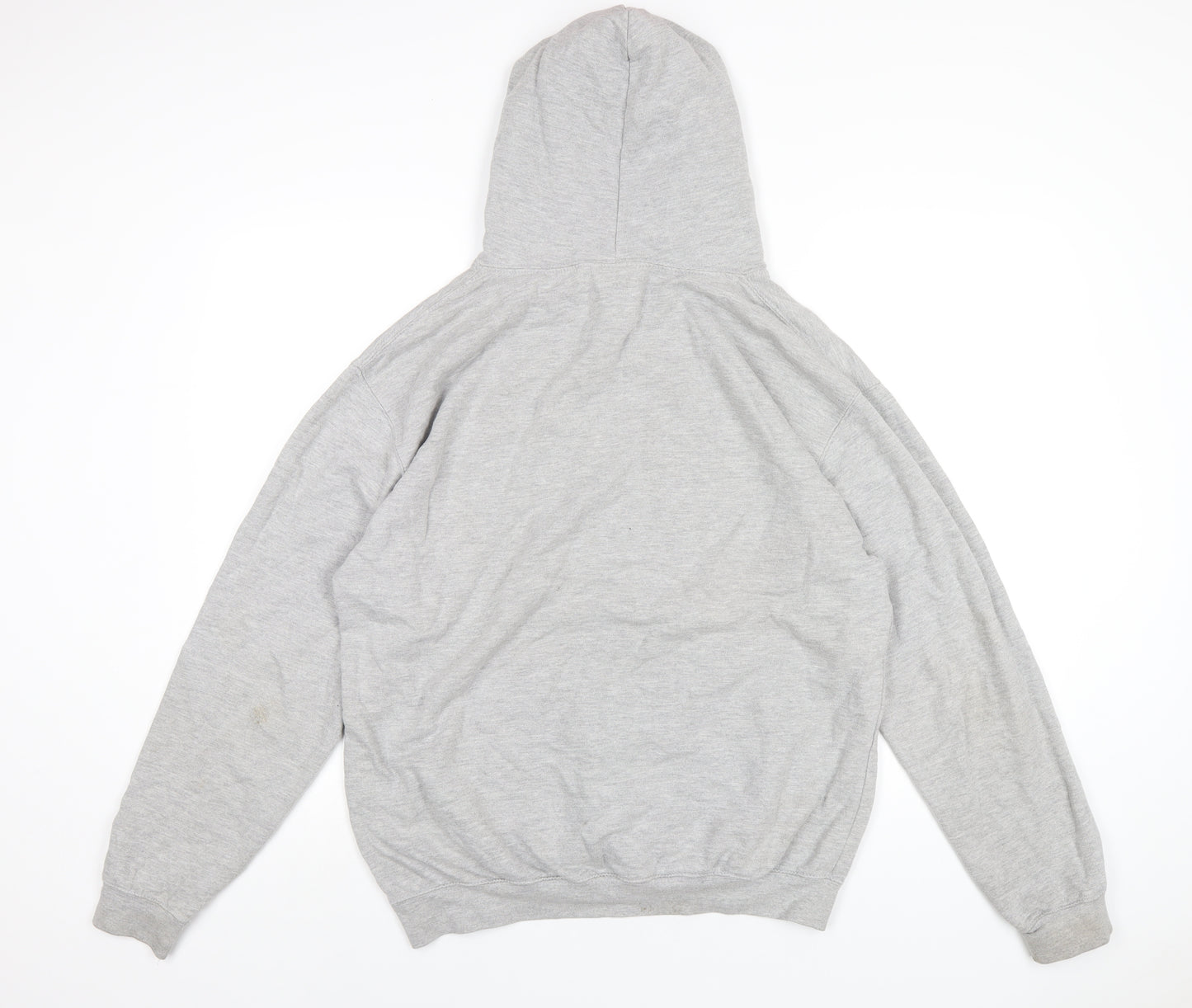 England Rugby Mens Grey Cotton Pullover Hoodie Size L - Rugby