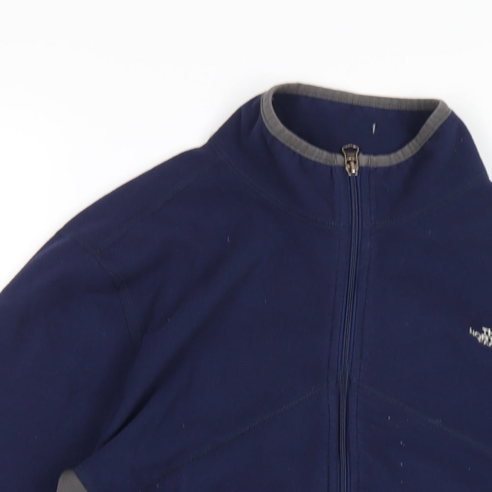 The North Face Mens Blue Jacket Size S Zip