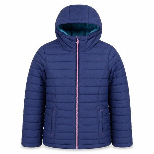 Johnnie B Girls Blue Pea Coat Coat Size 11-12 Years Zip