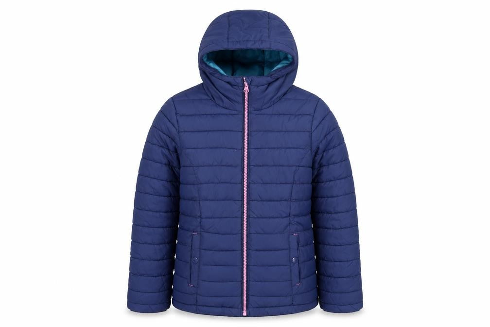 Johnnie B Girls Blue Pea Coat Coat Size 11-12 Years Zip