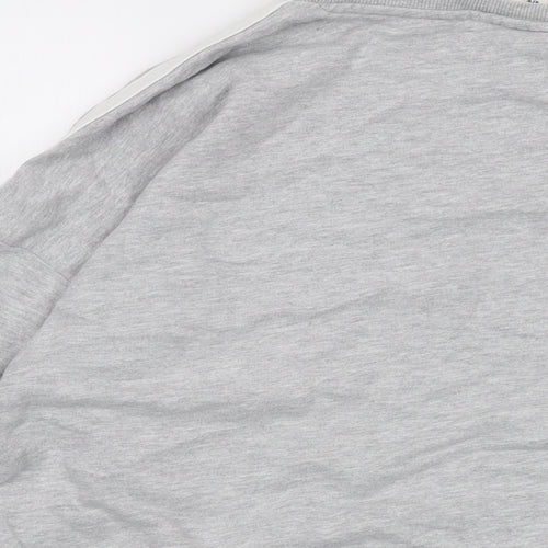 H&M Womens Grey Cotton Pullover Sweatshirt Size M Pullover