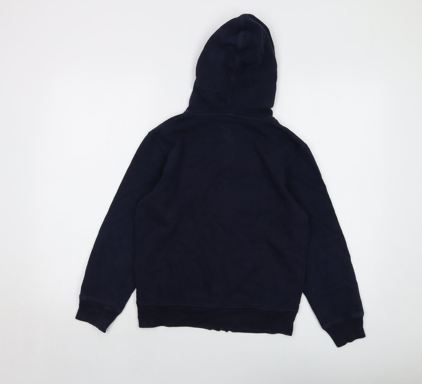 Gap Boys Blue Cotton Full Zip Hoodie Size 8-9 Years Zip