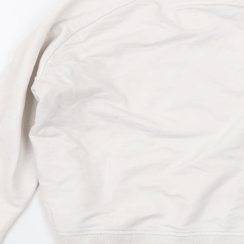 Levi's Girls White Cotton Pullover Sweatshirt Size 10 Years Pullover