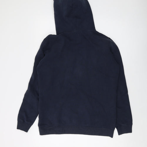 Jack Wills Womens Blue Cotton Pullover Hoodie Size 8 Pullover