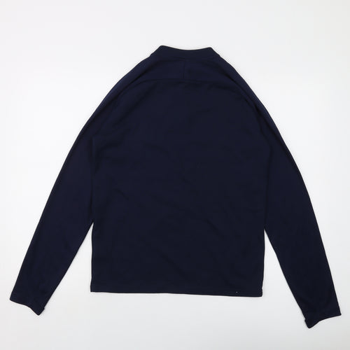 Nilke Boys Black Polyester Pullover Sweatshirt Size 13-14 Years Zip
