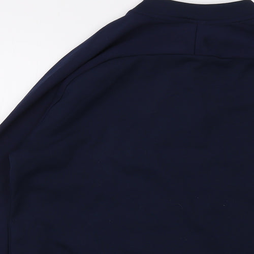 Nilke Boys Black Polyester Pullover Sweatshirt Size 13-14 Years Zip