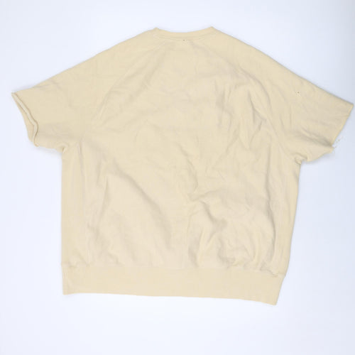 Champion Mens Beige Cotton Pullover Sweatshirt Size XL